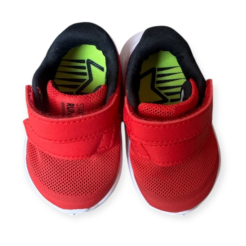 Nike Star Runner 3 Infant Toddler Red Running Shoes Size 2C - Picture 4 of 7